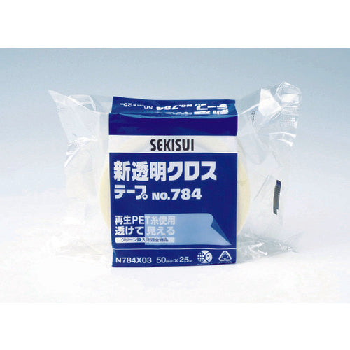 Sekisui New Transparent Cloth Tape No. 784 50 x 25 N784X03 1 roll