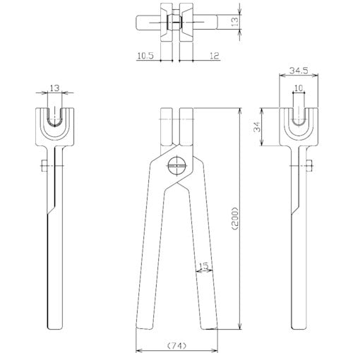 NIKKI クーラントシステム1/4 組み立て工具 26171 1 個