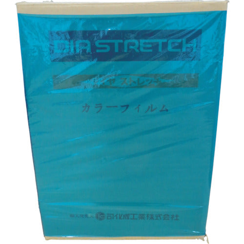 ツカサ ストレッチフィルム カラー(青) 20μ×500mm×300M CSF20BLU 1 巻