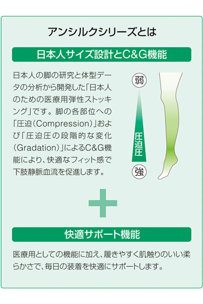 안실크 2 양말 발가락 2 개 1 세트 / 20111 LL 블랙 1