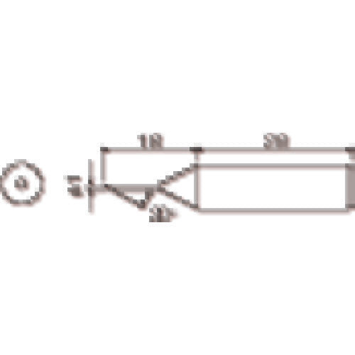 ENGINEER SK−30シリーズ用ハンダコテチップ ST-13 1 個