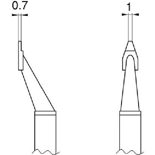 Hakko Tip CHIP 1L Type 2 Pieces T8-1003 1 PK
