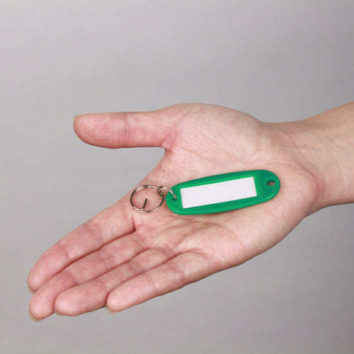 OP キーホルダー名札 ハードタイプ 6色6枚入 KH-50 1 袋