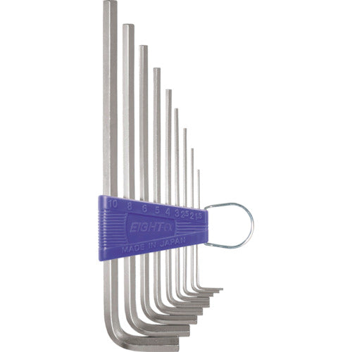EIGHT Hexagonal Wrench Extra Long Set LHS-9 1 S