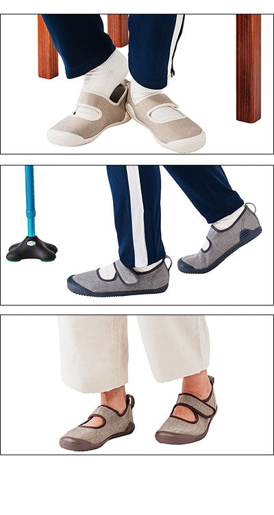 입원 서포트 슈즈 남녀 겸용 / 091473 23.0cm 그레이 1