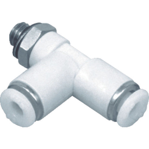 CKD Tube Fittings New Joint Mini Type D-Shaped Tee Type Compatible Tube Outer Diameter 3.2mm Connection Port Size R1/8 GWJT3-6-D 1 Piece