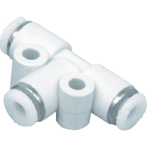 CKD Tube Fittings New Joint Mini Type Double Ended Tee Type Compatible Tube Outer Diameter 3.2mm Connection Port Size M5 x 0.8 GWJT3-M5 1 Piece