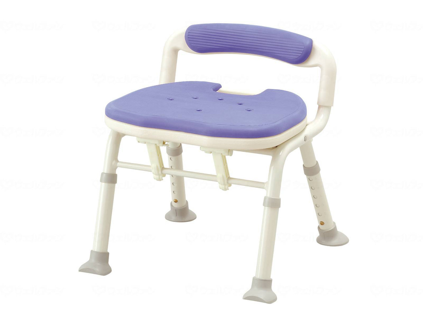 アロン化成コンパクト折りたたみシャワーベンチIC 骨盤サポートタイプ ブルー