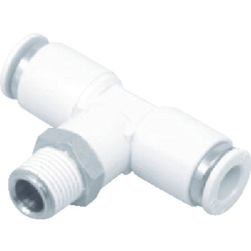 CKD New joint tee type Compatible tube outer diameter: 4mm Connection diameter R1/8 GWT4-6 1 pc