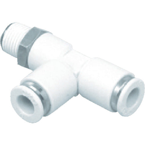 CKD Tube Fittings New Joint Tee Type Compatible Tube Outer Diameter 8mm Connection Size R3/8 GWT8-10-D 1 Piece
