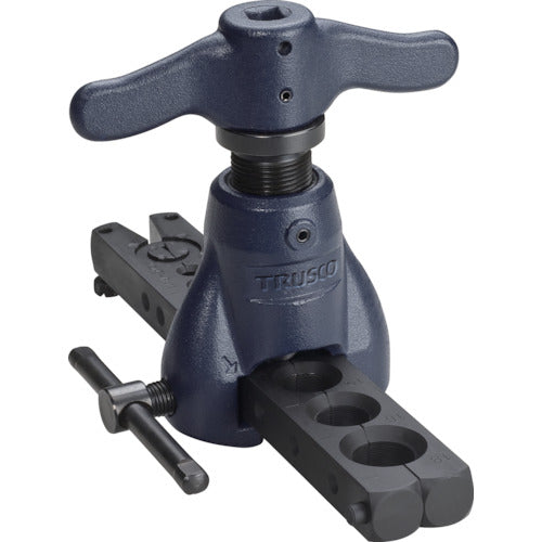 TRUSCCO 수동·전동 드릴 겸용 플레어링 툴(밀리) 신냉매 대응 TFT400M 1대