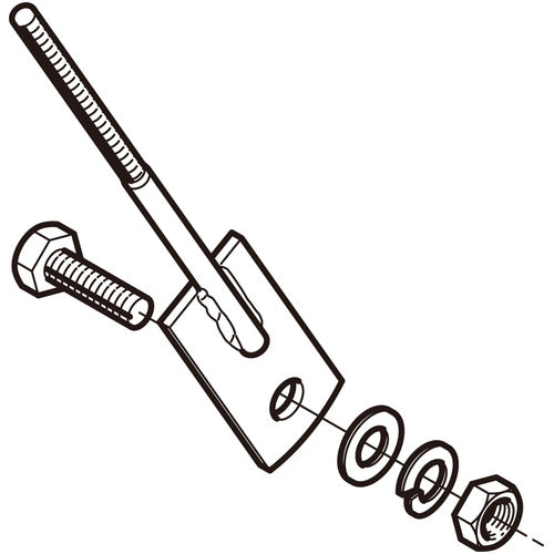 Negros Electric Co., Ltd. Left-handed thread bolt BRF250L-W4 1 piece