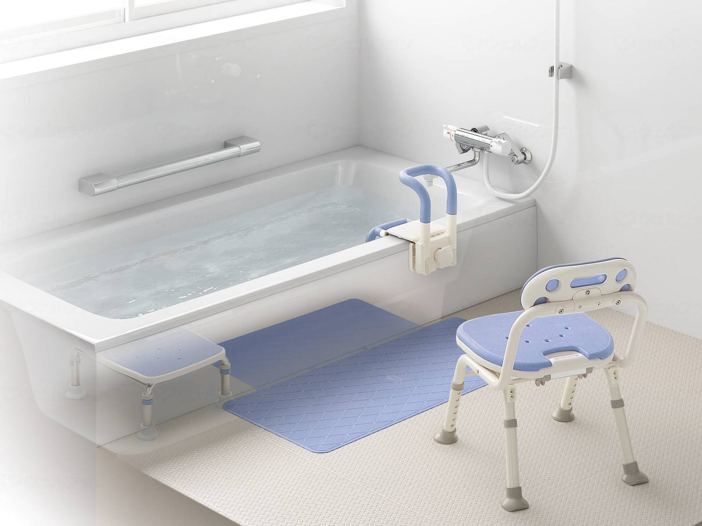 아론 화성 유지 즐거움 미끄럼 방지 매트 블러