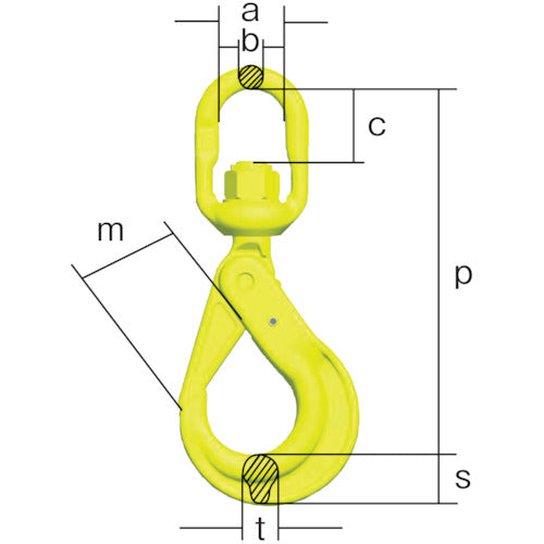 MARTEC Swivel Hook BKL-6 BKL-6-10 1 piece