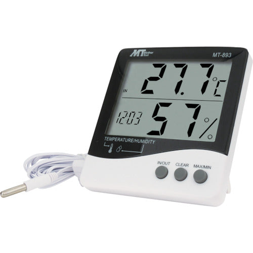 MT 디지털 온습도계 MT-893 1개
