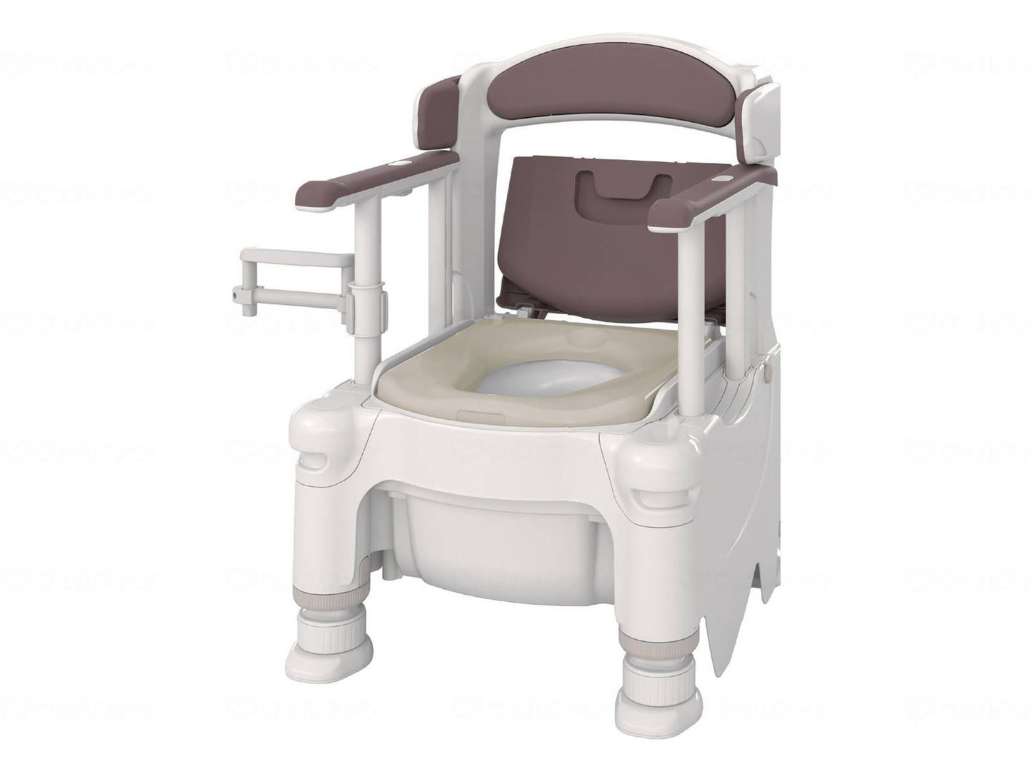 アロン化成ポータブルトイレFX-30 らくゾウくん アースブラウン 標準・脱臭