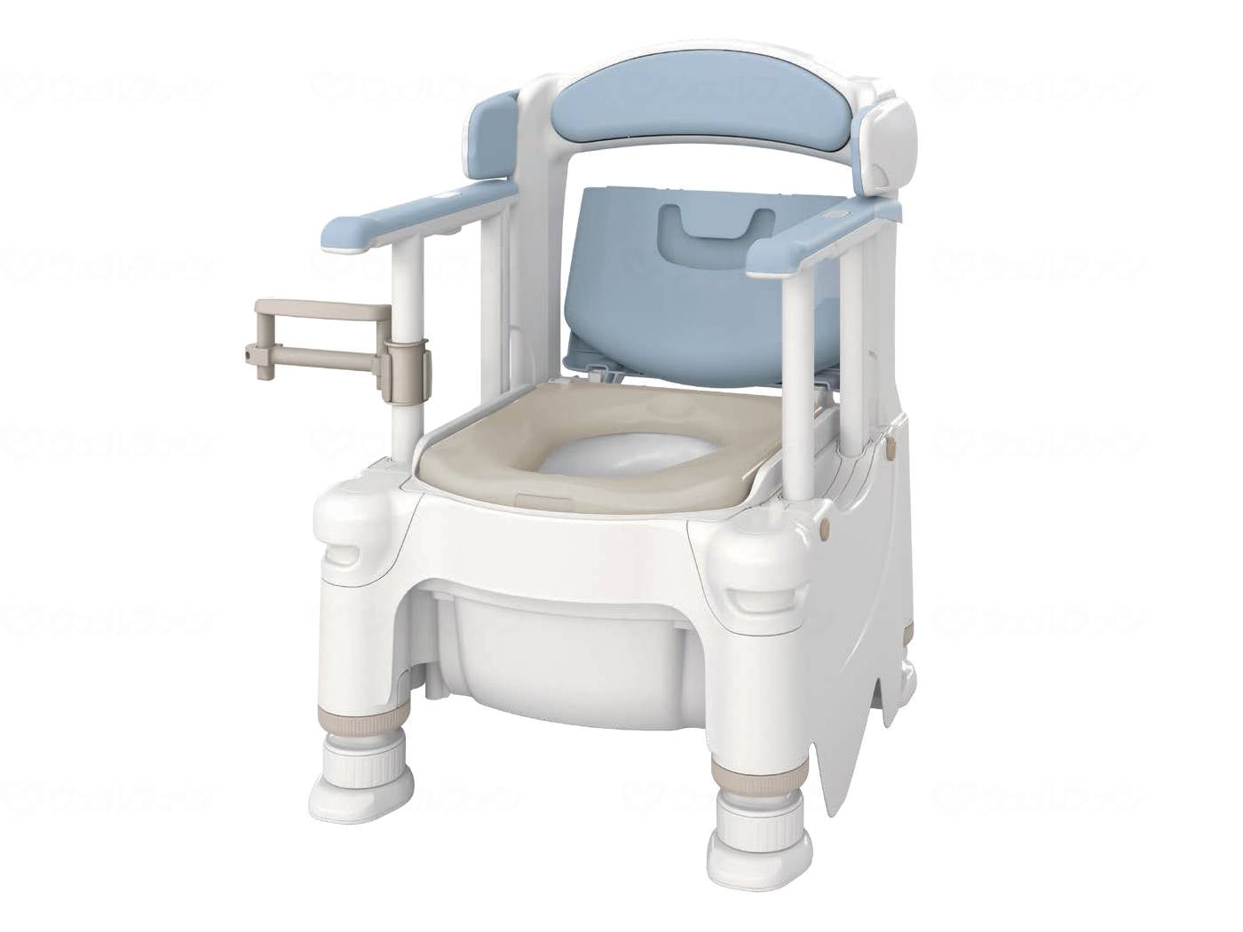 Aronkasei Portable Toilet FX-30 Rakuzo-kun Mist Blue Soft