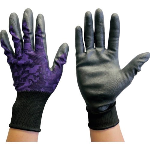 Kawanishi Touch Screen Compatible Gloves Techno Touch Purple 1P LL Size 2908P-LL 1 Pair