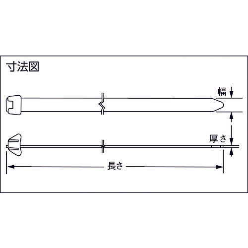 PANDUIT 슈퍼 릴 밴드 정척 타입 (50 개입) DT4EH-L0 1 봉지