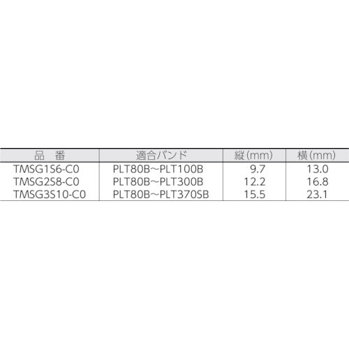 PANDUIT スーパーグリップ専用タイマウント 耐候性黒 (100個入) TMSG2S8-C0 1 袋