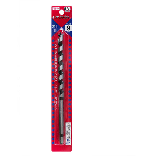 Star-M Impact Bit, Medium, Blade Diameter 9.0mm, Shank Diameter 6.35mm, 7M-090, 1 pc