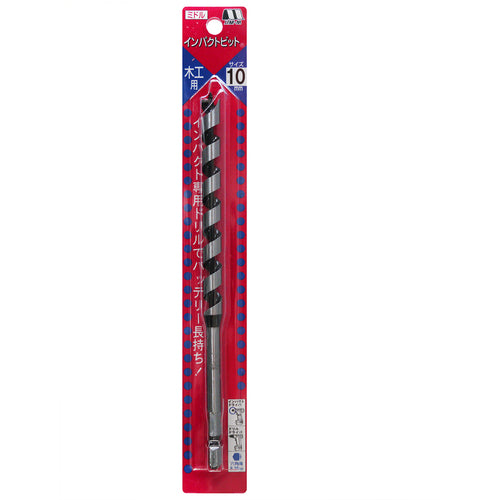 Star-M Impact Bit, Medium, Blade Diameter 10.0mm, Shank Diameter 6.35mm, 7M-100, 1 pc