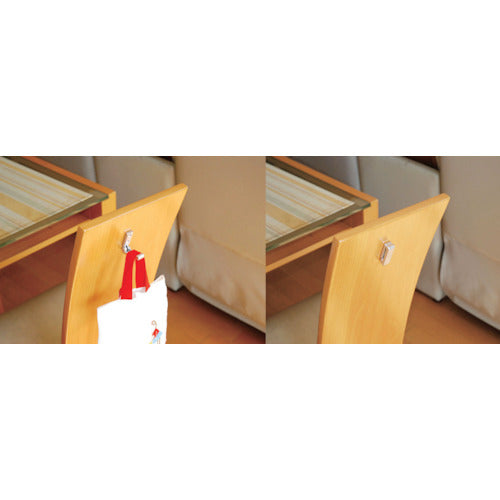 光 収納フック 小 ABS 黒 (1個=1PK) KSAF-21 1 個