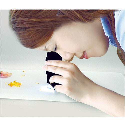 シンワ ルーペH ポケット型顕微鏡 LEDライト付 75753 1 個