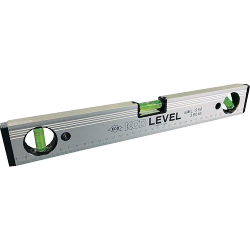 KOD マグネット付 箱型アルミレベル L-550M600MM 1 個