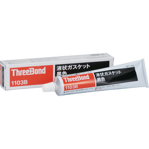 THREEBOND Liquid Gasket TB1103B Industrial Sealant Sealant 150g Black Peelable Low Viscosity Dry Type (1103BA) TB1103B-150 1 pc