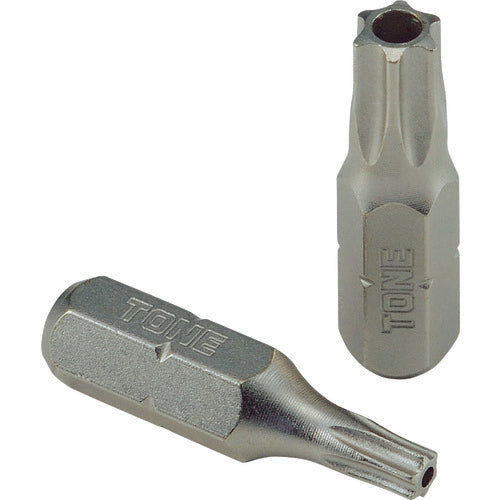 TONE T-type Torx bit (tamper-proof type) Tip standard T6 BTT6HS 1 S