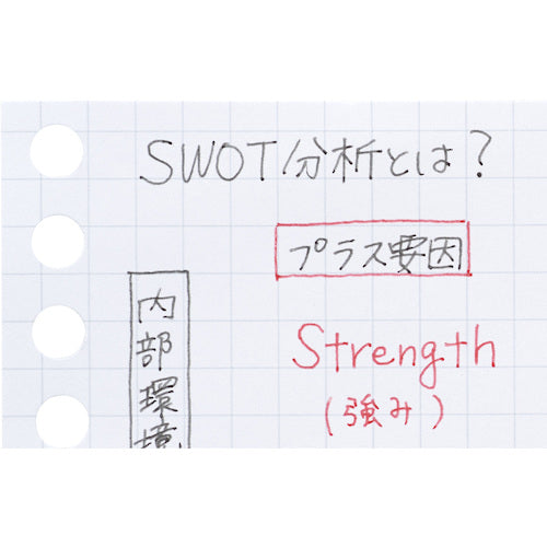 Maruman B7E Loose Leaf 5mm Grid L1432 1 Book