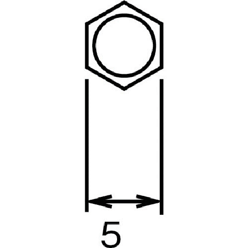 Omi Hexagon 5 Slot 14 Insert +2 Total Length 200 V14-2-200 10 Pieces