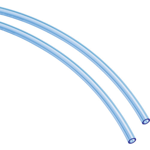 PISCO Soft Polyurethane Tube Clear Blue 12 x 8 mm 20 m UC1280-20-CB 1 Roll