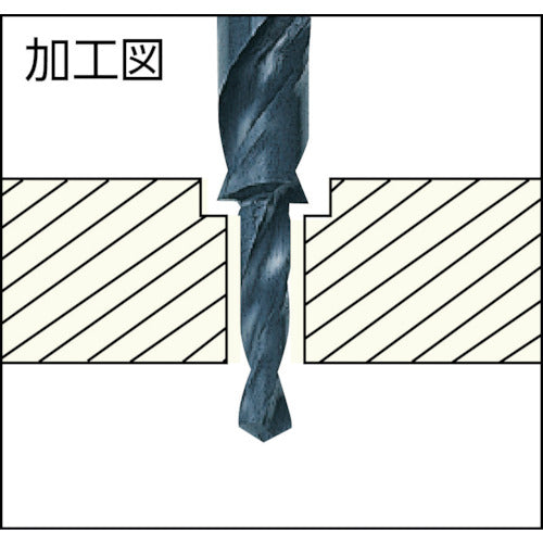 TRUSCO Step Drill for Flat Head Screws M3 TSHMM3A 1 Piece