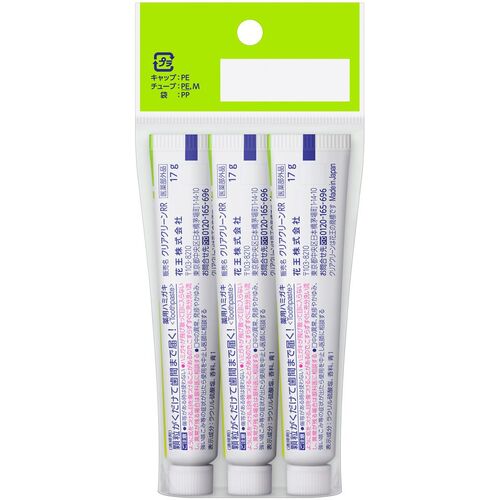 Kao 클리어 클린 내츄럴 민트 미니 17 g×3(약용 찌꺼기) 732354 1개