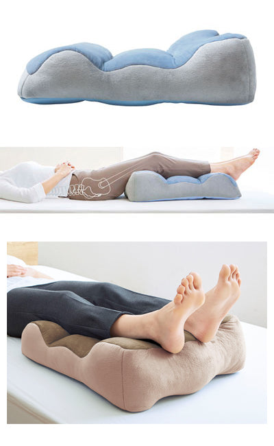 のびのび腰痛対策 脚クッション / 90672 スモーキーブルー 1 個