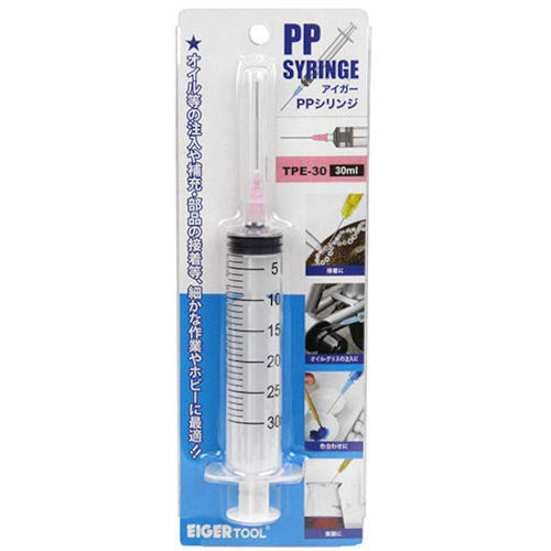 Eiger Tool PP Syringe 30ml TPE-30 1 piece