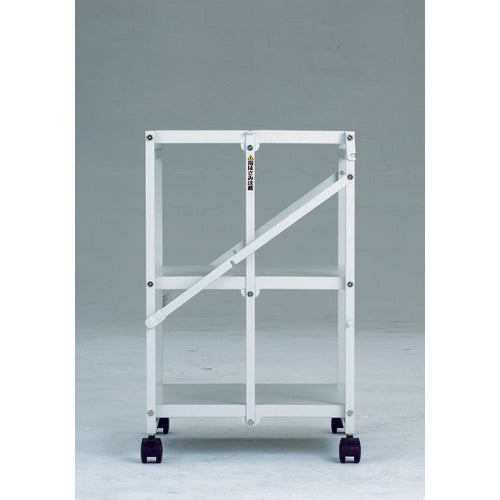 TRUSCO スチール製ワゴン ワンタッチワゴン W464×D450×H700 3段 WTW-743 1 台