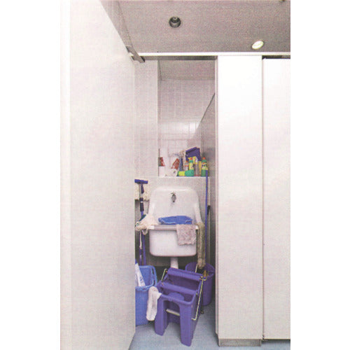 コンドル モップハンガー 清掃システムラック SKラック本体 幅660×奥行506×高さ1700 FU602-600X-MB 1 台