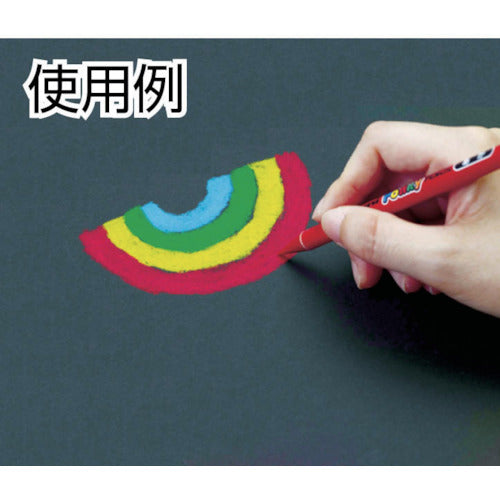 uni Colored Pencil Ponky Single Color Black K800.24 1 piece