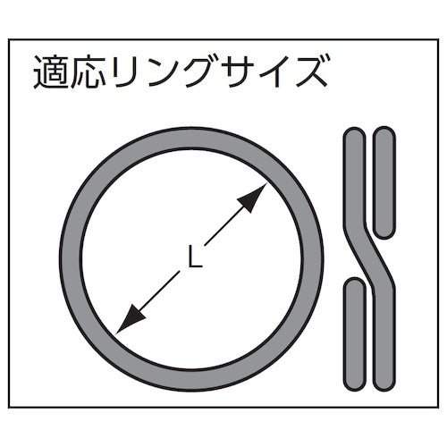TRUSCO 2重リングプライヤー万能型ハイパー10−20mm TRP-20H 1 丁
