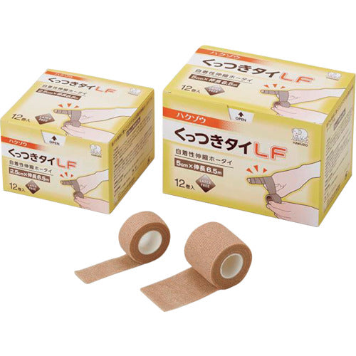 Hakuzo Medical Hakuzo Sticky Tie LF 5cm x 6.5m 12 rolls 3087822 1 box