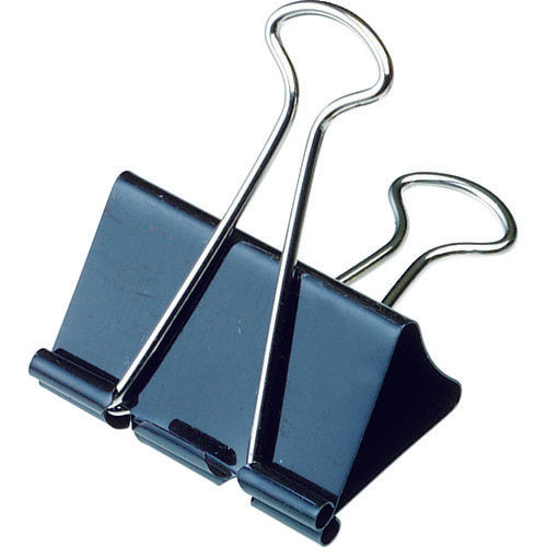 サンケー ダブルクリップ 特大 (10個入) DB-0-BK 1 箱