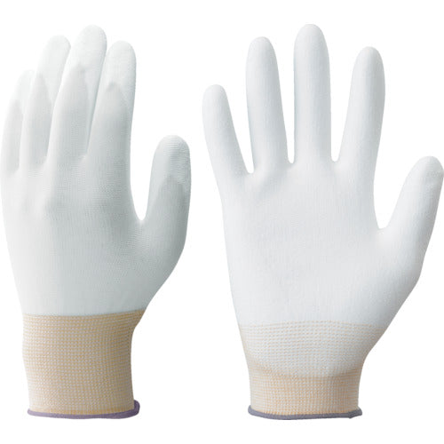 SHOWA Urethane Backless Gloves B0502 Simple Packaging Palm Light Gloves 10 Pairs White Medium B0502-M10P 1 Bag