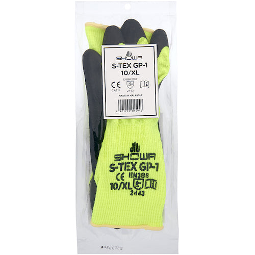 SHOWA 【売切り廃番】ショーワ 耐切創手袋 S−TEX GP−1 XLサイズ S-TEXGP-1XL 1 双