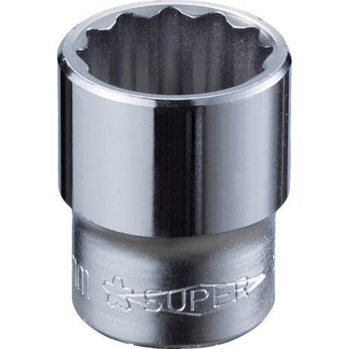 Super Socket Wrench Socket 12-sided (9.5 mm drive) Hexagonal Diagonal 17 mm NHS317 1 pc