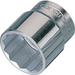 Super Socket Wrench Socket 12-sided (12.7 mm drive) Hexagonal Diagonal 9 mm NHS409 1 pc