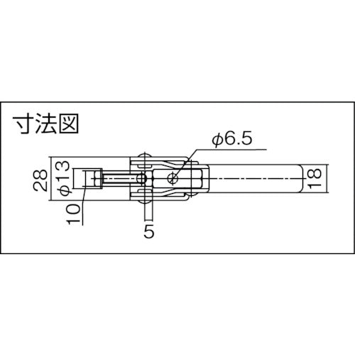 슈퍼 멈춤 전용형 토글 클램프 베이스 타입:플랜지 최대 지지력:1.7kN 조정량:12mm TLA120F 1개