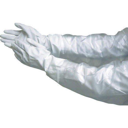 Towaron Gloves with Arm Covers, Vinyl Star Thin Gloves with Arm Covers, L 767-L, 1 pair